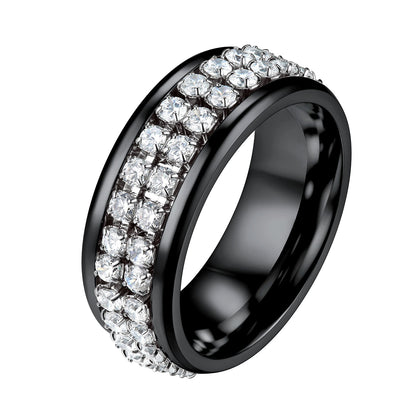 Trivora Cubic Zirconia Ring