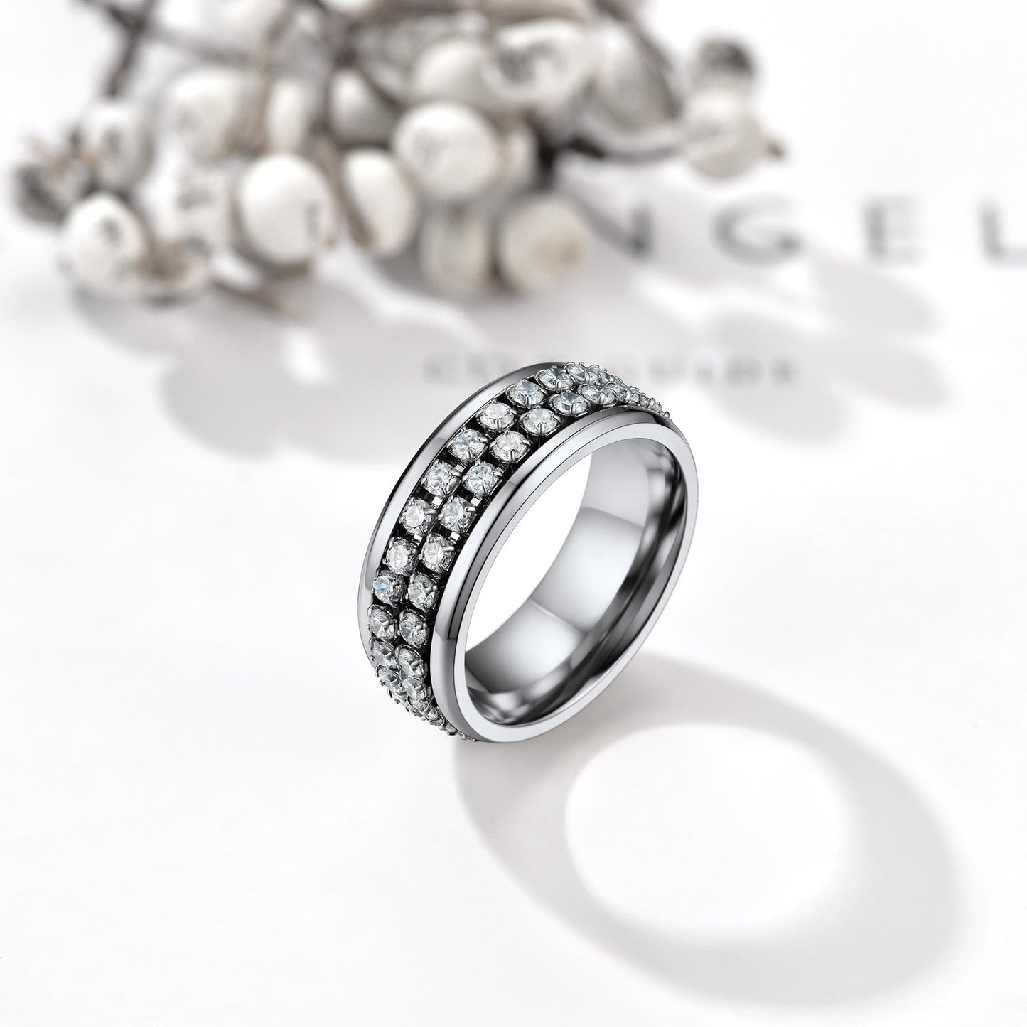 Trivora Cubic Zirconia Ring