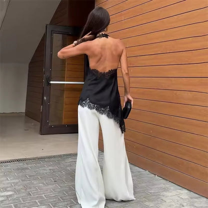 Jenny Backless Lace Top