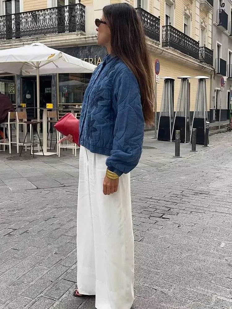 Leonie Quilted Embroidered Jacket