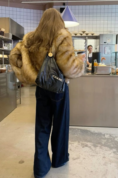 Sandy Faux Fur Jacket