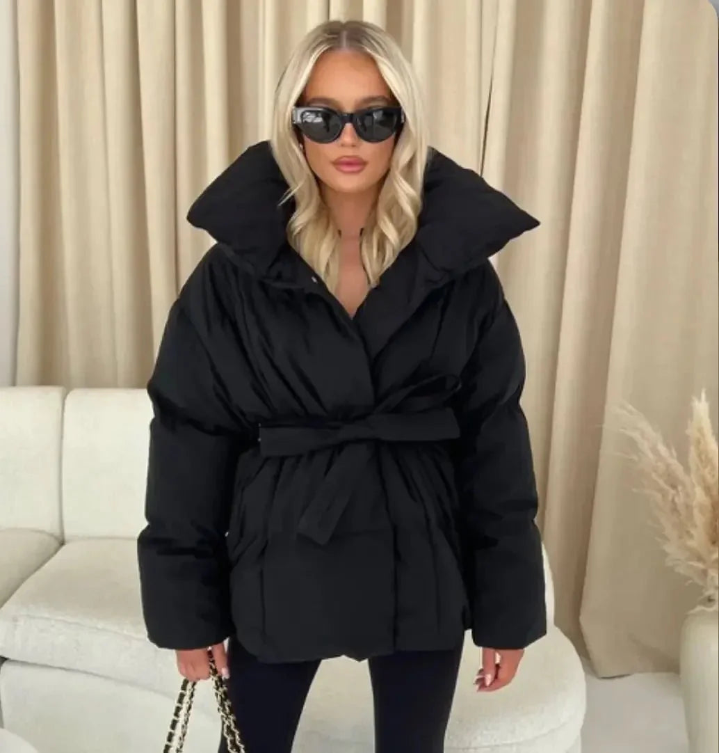 Sofie Stand-Up Collar Puffer Jacket